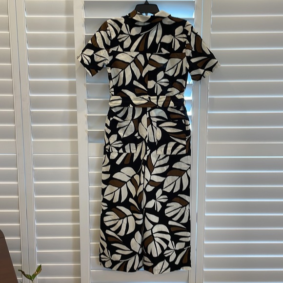 Tabitha Brown Botanical Tie-Front Jumpsuit - Picture 7 of 9